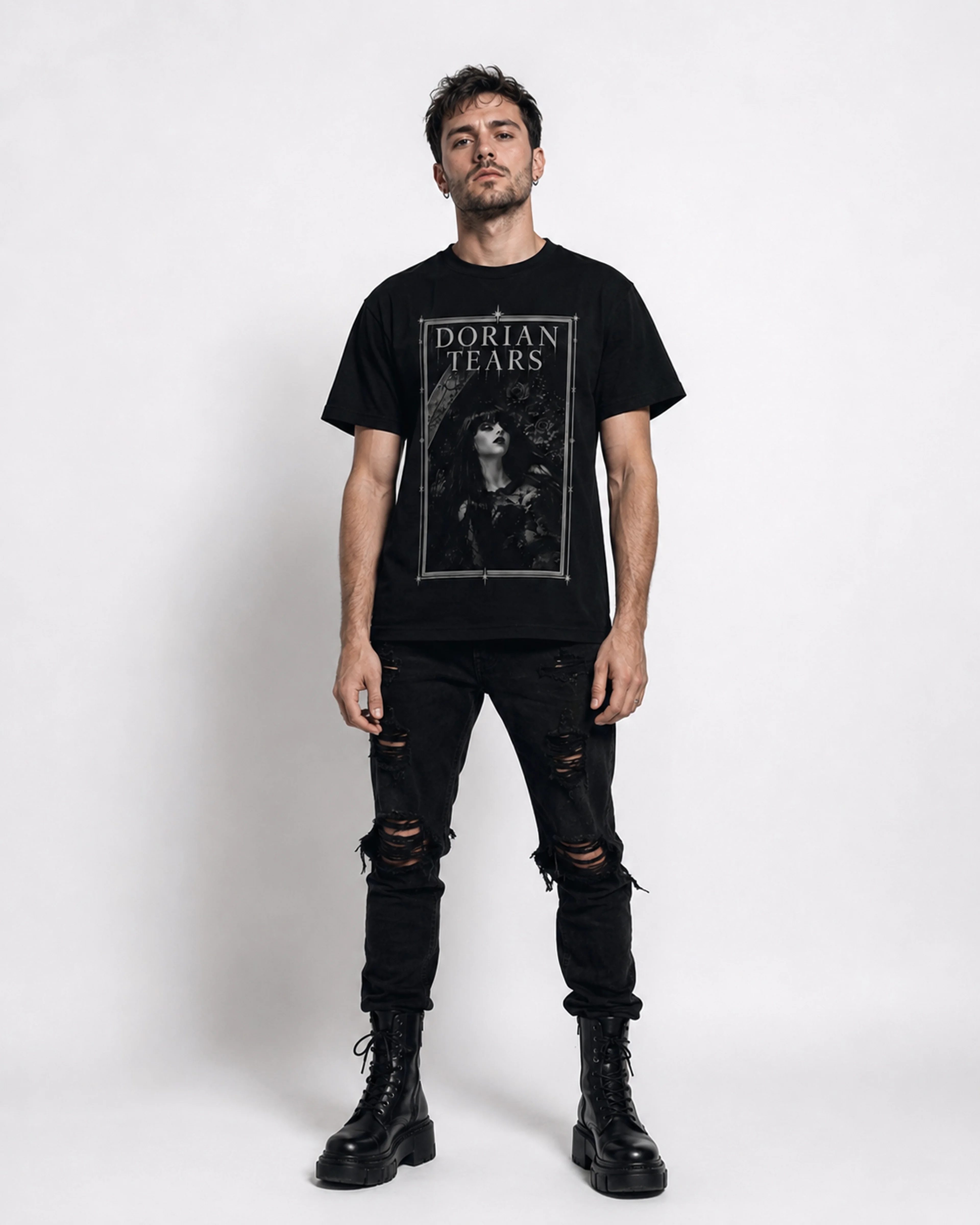 Dorian Tears | Gothic Girl T-Shirt - 4c7ced0f-f320-4ea2-a7d9-49eece128a65